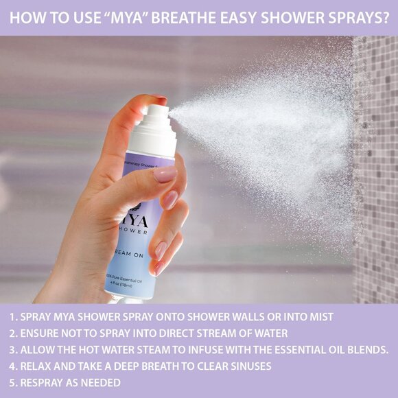 Dream On Aromatherapy Shower Mist Spray - Picture 3 of 7